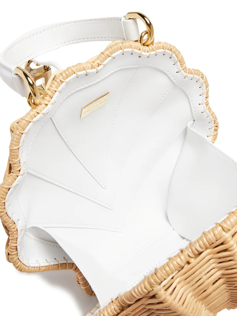 Dolce & Gabbana Dolce Box schoudertas Beige