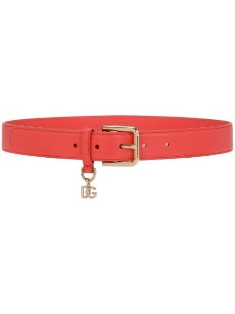 Dolce & Gabbana DG-charm leather belt Women