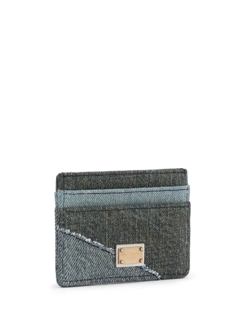 Dolce & Gabbana logo-plaque patchwork card holder BI0330A9U75 - 2