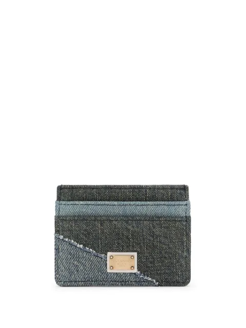 Dolce & Gabbana logo-plaque patchwork card holder BI0330A9U75 - 0
