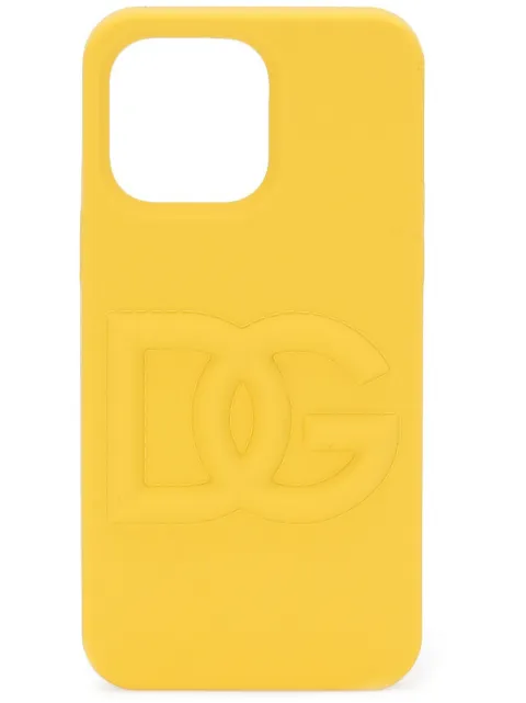 Dolce & Gabbana Capa para iPhone 15 Pro Max com gravação DG