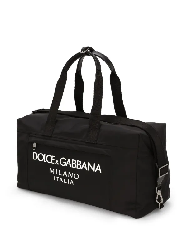 Dolce & Gabbana Mala Com Estampa De Logo | Preto | FARFETCH BR