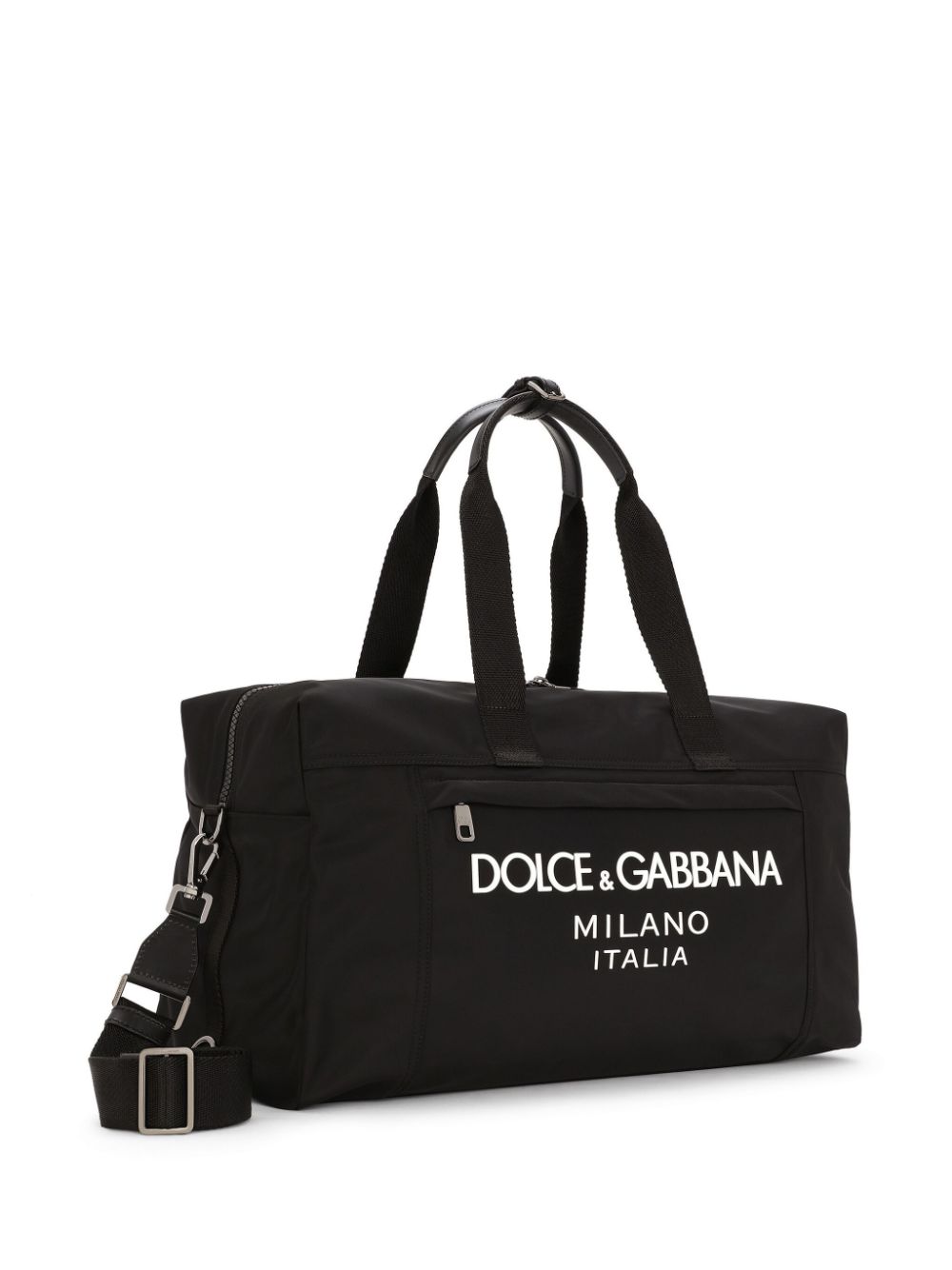 Shop Dolce & Gabbana Logo-print Holdall In Black