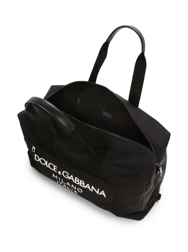 Dolce & Gabbana Mala Com Estampa De Logo | Preto | FARFETCH BR