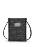 Dolce & Gabbana printed jacquard messenger bag - Black