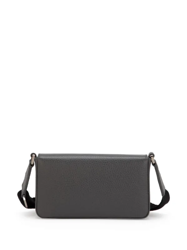 DOLCE&GABBANA Metallic patent-leather shoulder bag | NET-A