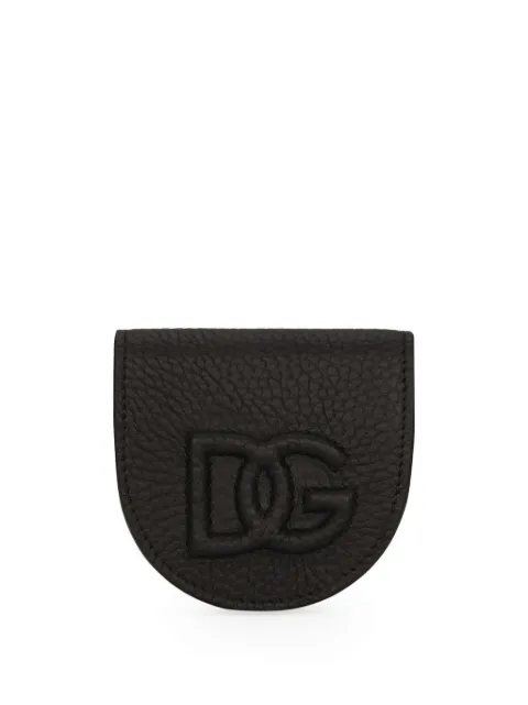 Dolce & Gabbana logo-embossed coin pouch 