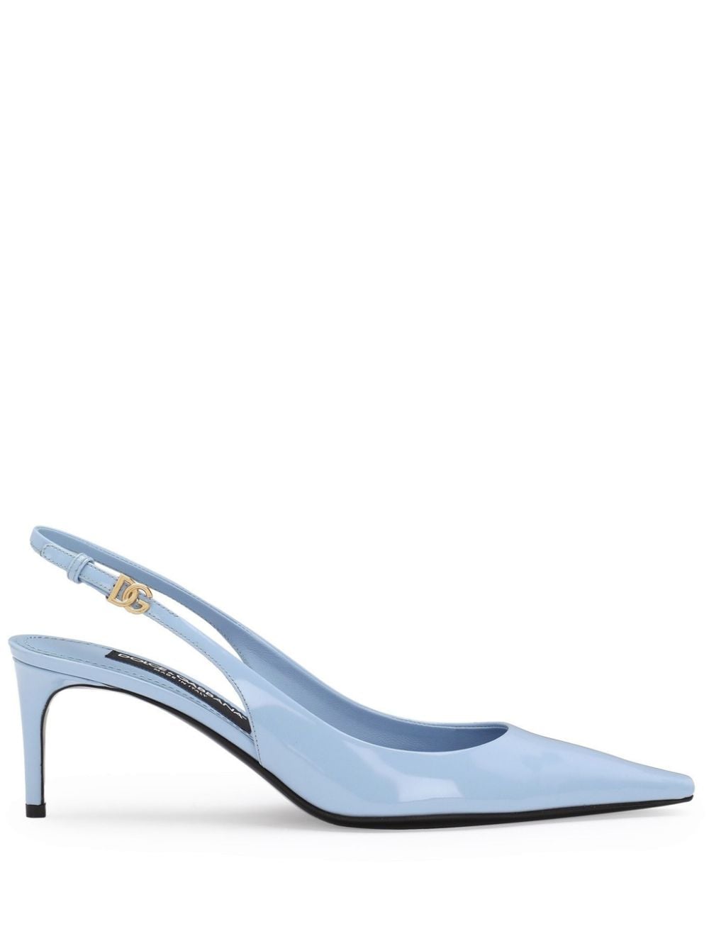 Shop Dolce & Gabbana 60mm Slingback Pumps In Blue