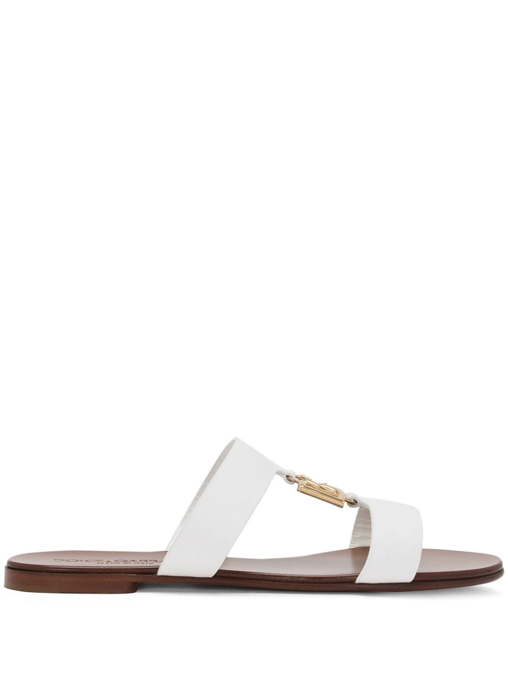 Dolce & Gabbana Bianca leather sandals White