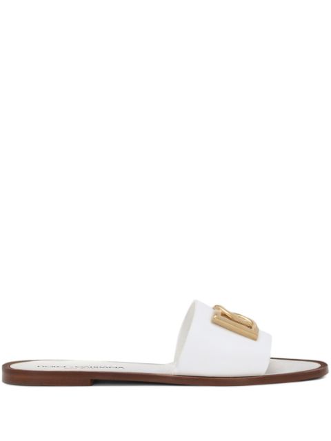 Dolce & Gabbana DG-logo leather sandals Women