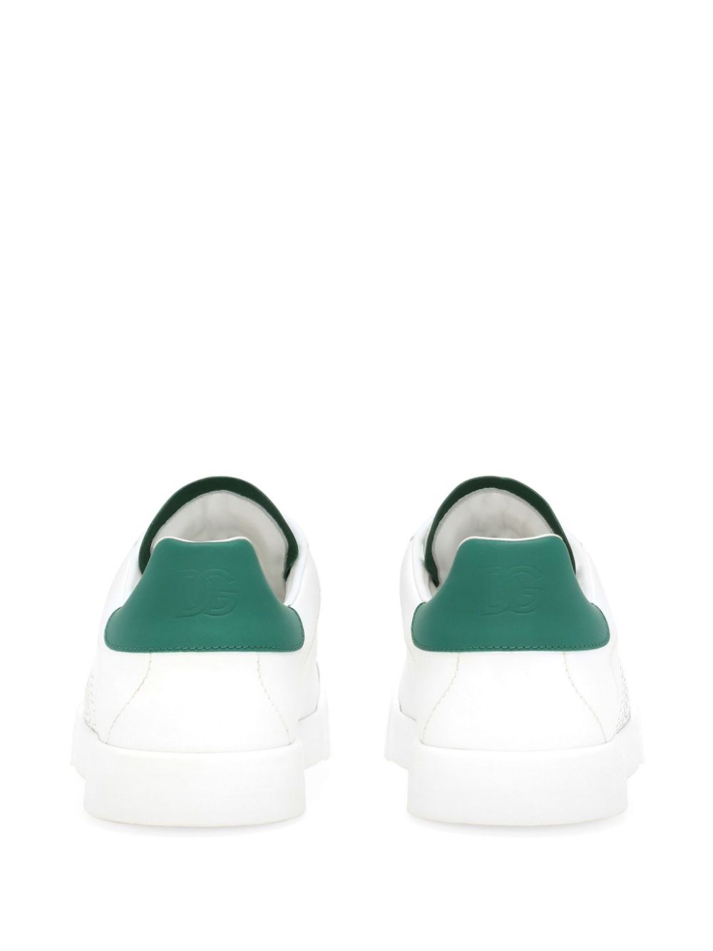 Dolce & Gabbana Portofino leren sneakers Wit