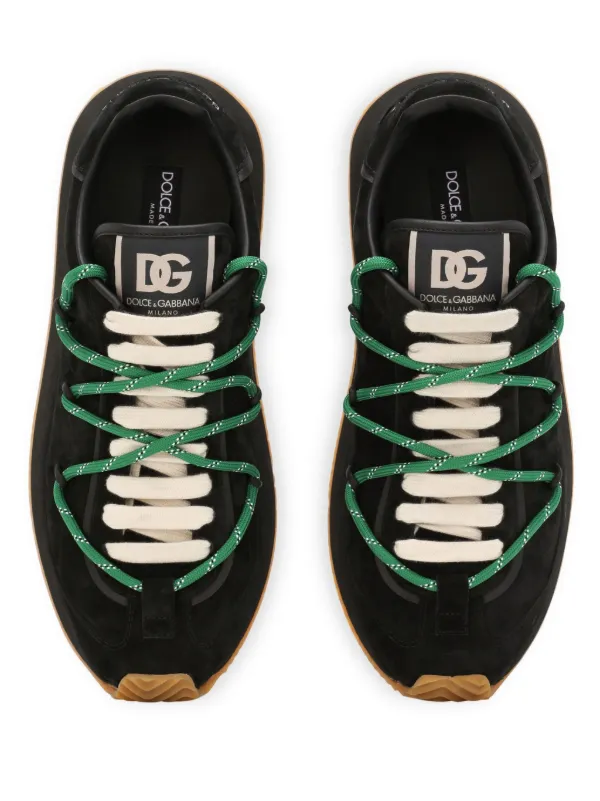 Dolce&Gabbana DG Runner スエードトリムスニーカー DG Runner suede-trimmed sneakers in brown - Dolce Gabbana