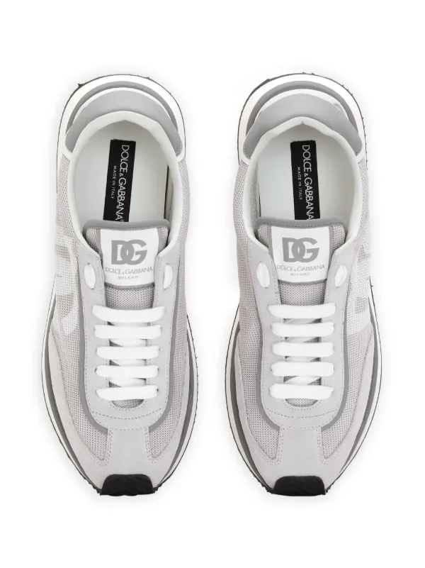 Dolce & Gabbana Cushion mixed-material Sneakers | Grey