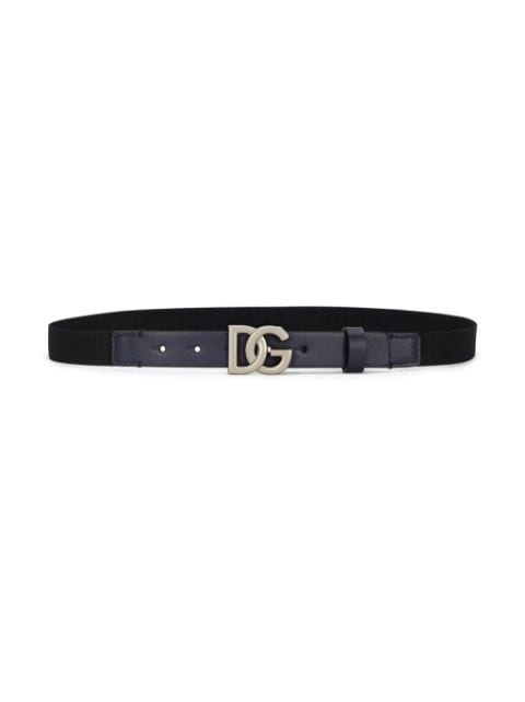 Dolce & Gabbana Kids logo-buckle belt