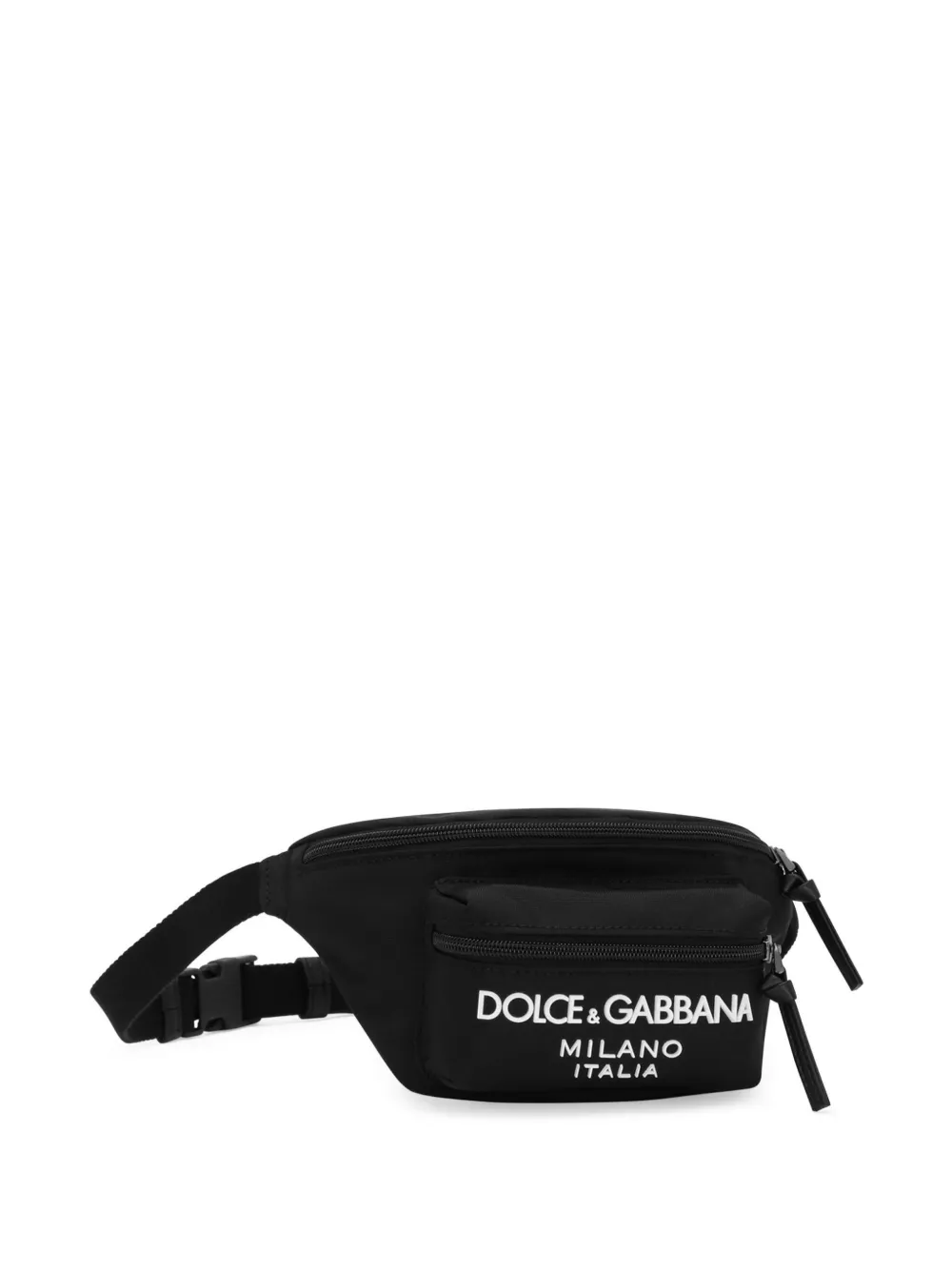 Dolce & Gabbana Logo-print Belt Bag In Black