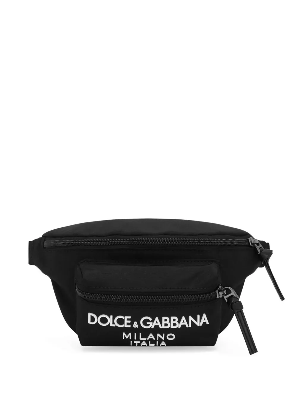 Dolce & Gabbana Kids' Logo-print Belt Bag In Black