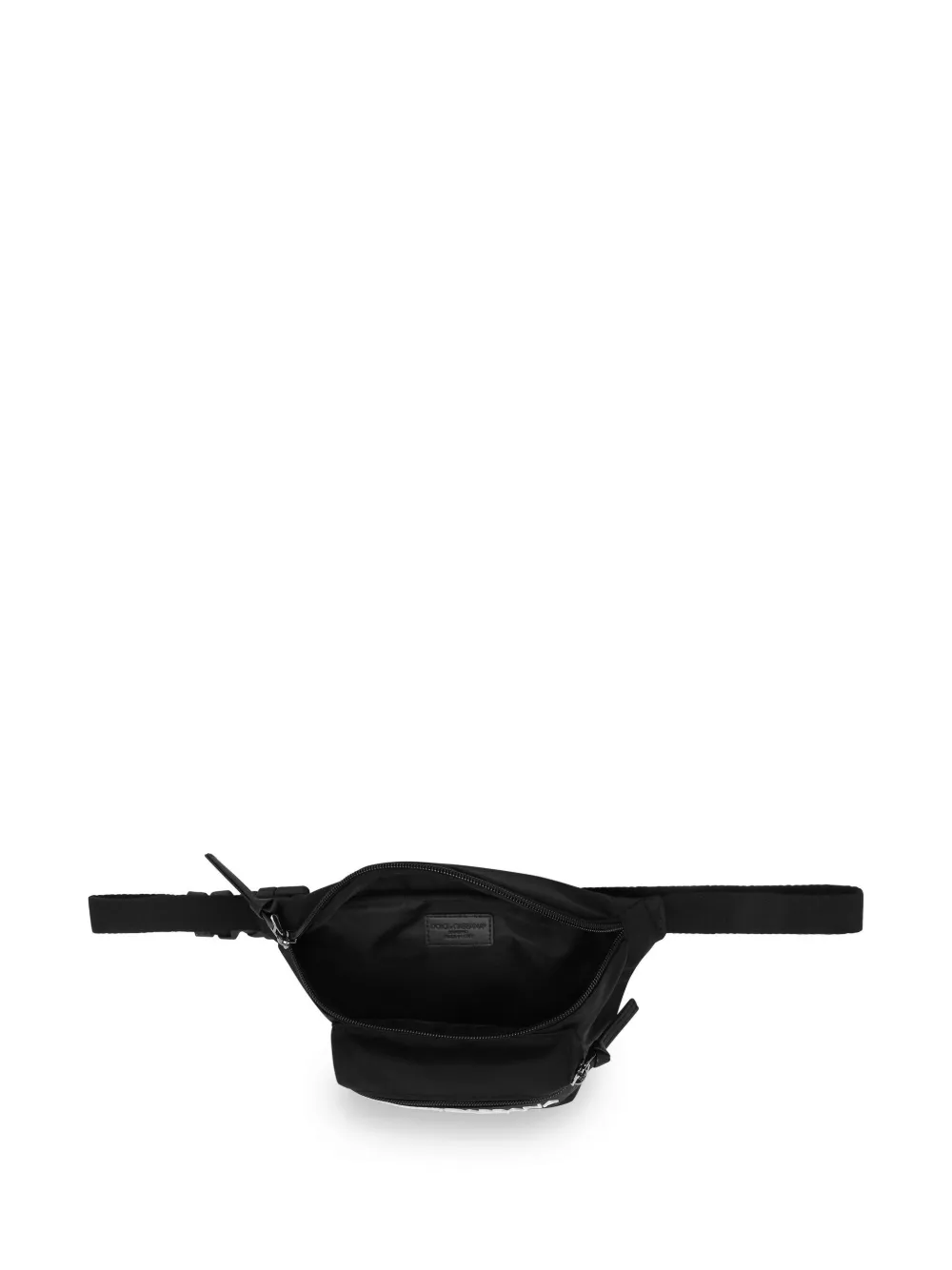 Dolce & Gabbana Logo-print Belt Bag In Black