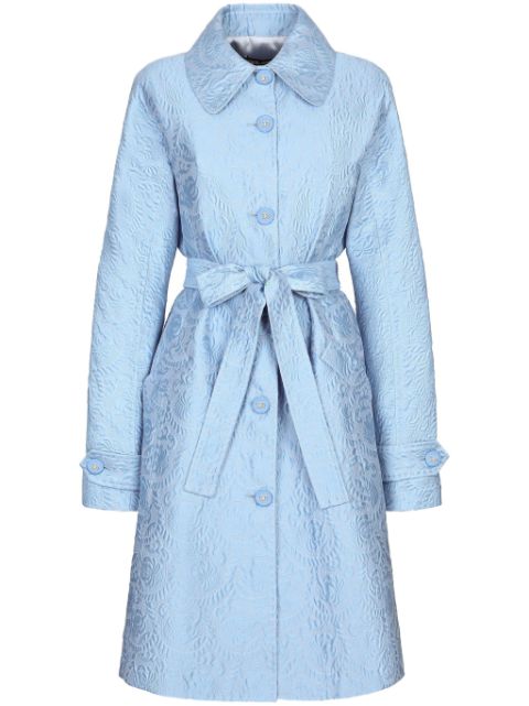 Dolce & Gabbana single-breasted brocade coat Women