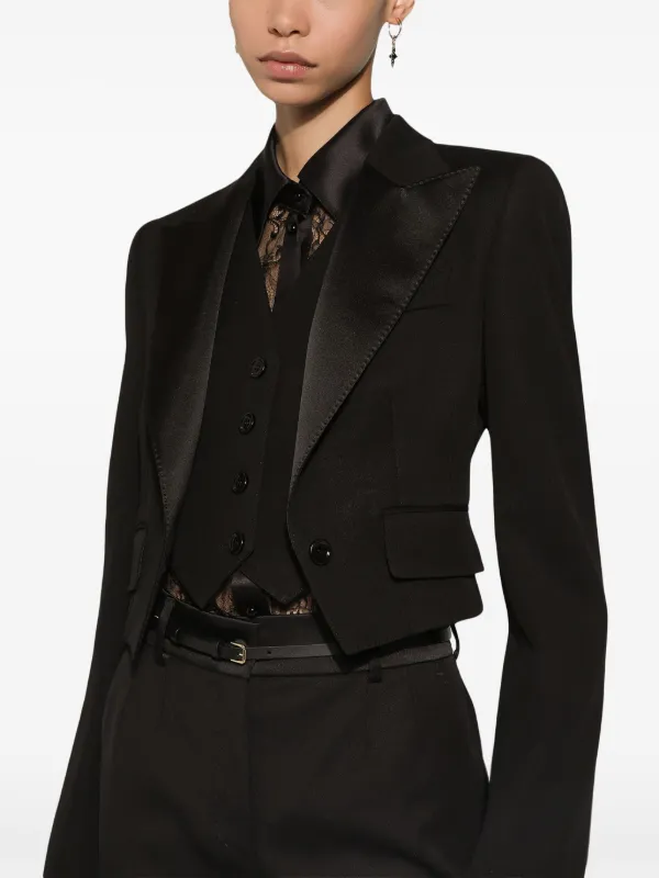 【DOLCE＆GABBANA】フード付きテクニカルギャバジンジャケット Dolce&Gabbana】ストレッチパッチワークデニムジャケット (Dolce