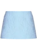 Dolce & Gabbana fitted brocade mini skirt - Blue