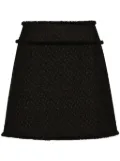 Dolce & Gabbana bouclé mini skirt - Black