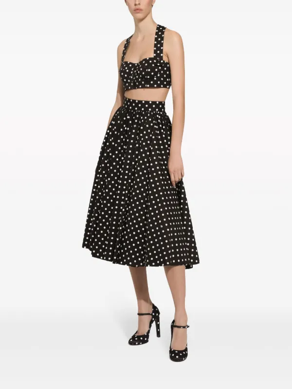 ドルチェ&ガッバーナ Dolce & Gabbana Midi Skirt Dolce & Gabbana Patchwork Charmeuse Midi Skirt | Sendegaro