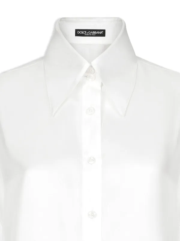 Dolce and Gabbana on sale white dress button down shirt