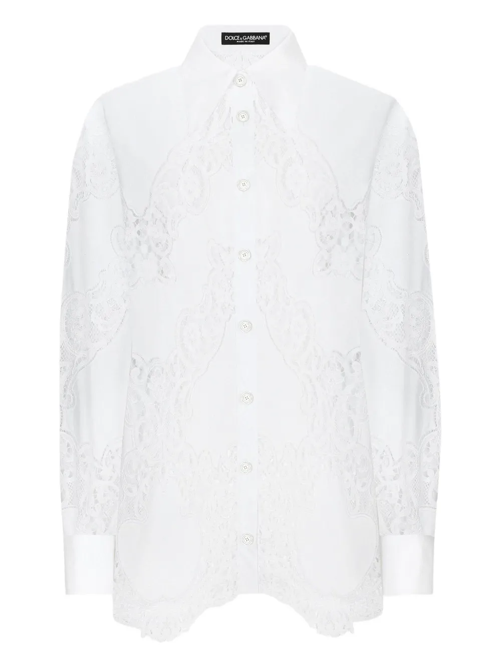 Dolce & Gabbana フローラル シャツ - ホワイト Dolce & Gabbana フローラル シャツ - ホワイト