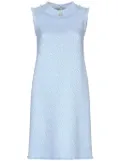Dolce & Gabbana bouclé shift midi dress - Blue