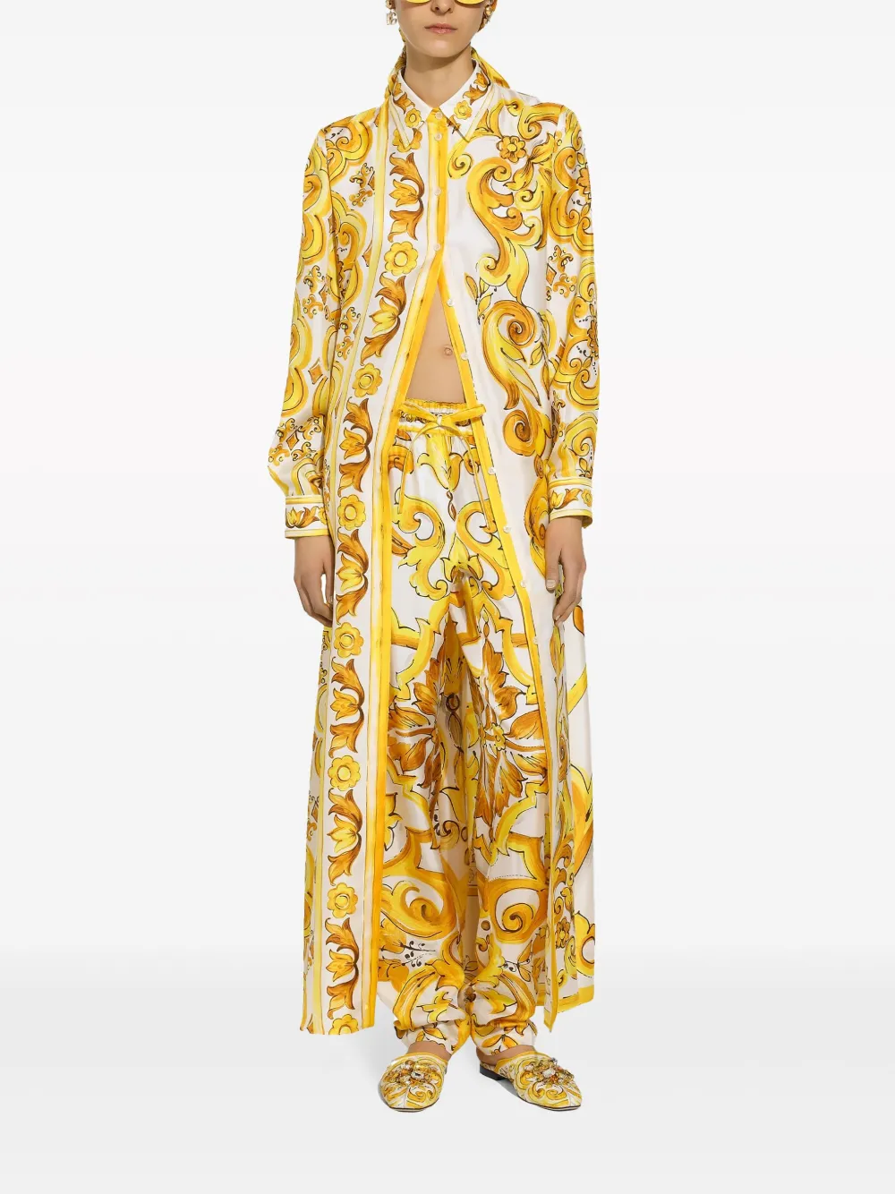 Dolce & Gabbana Abito con stampa maioliche | Abiti | Image 3