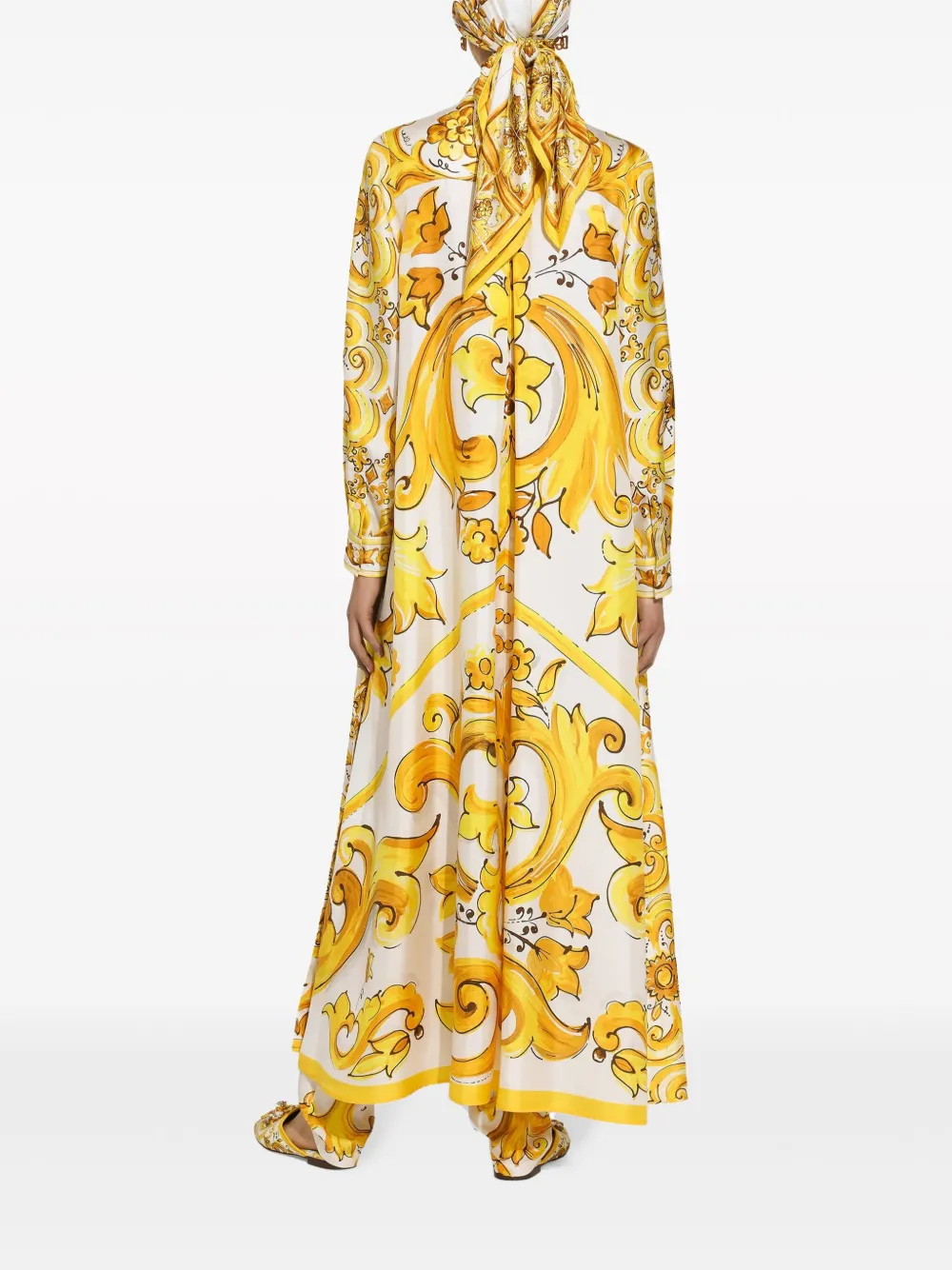 Dolce & Gabbana Abito con stampa maioliche | Abbigliamento | Image 4