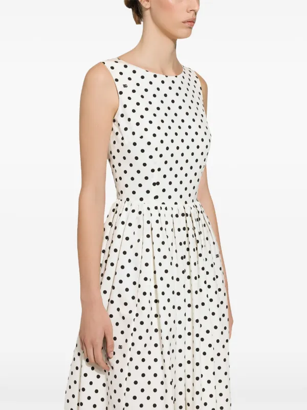 Dolce gabbana polka dot dress best sale