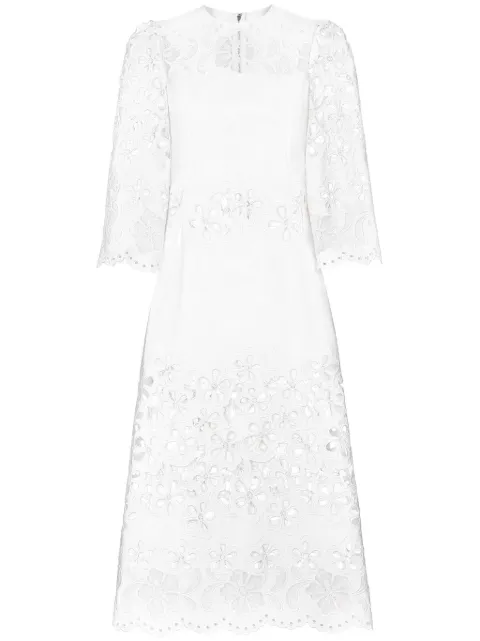 Dolce & Gabbana vestido midi con abertura