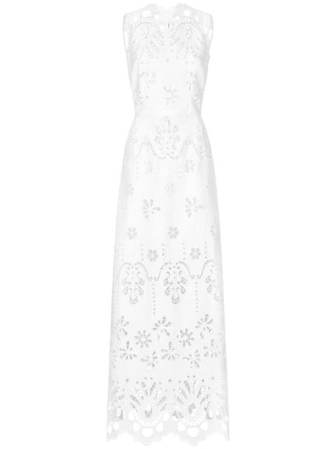 Dolce & Gabbana cut-out stretch-cotton maxi dress