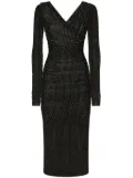 Dolce & Gabbana polka-dot tulle midi dress - Black
