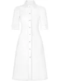 Dolce & Gabbana tweed midi shirtdress - White