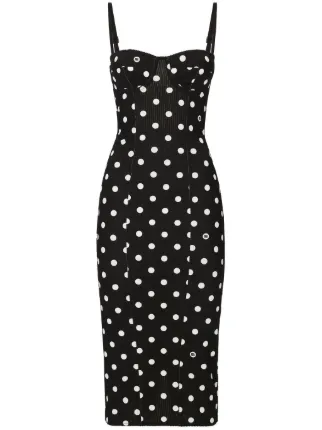 corset polka dot dress Florita Corset Mini Dress