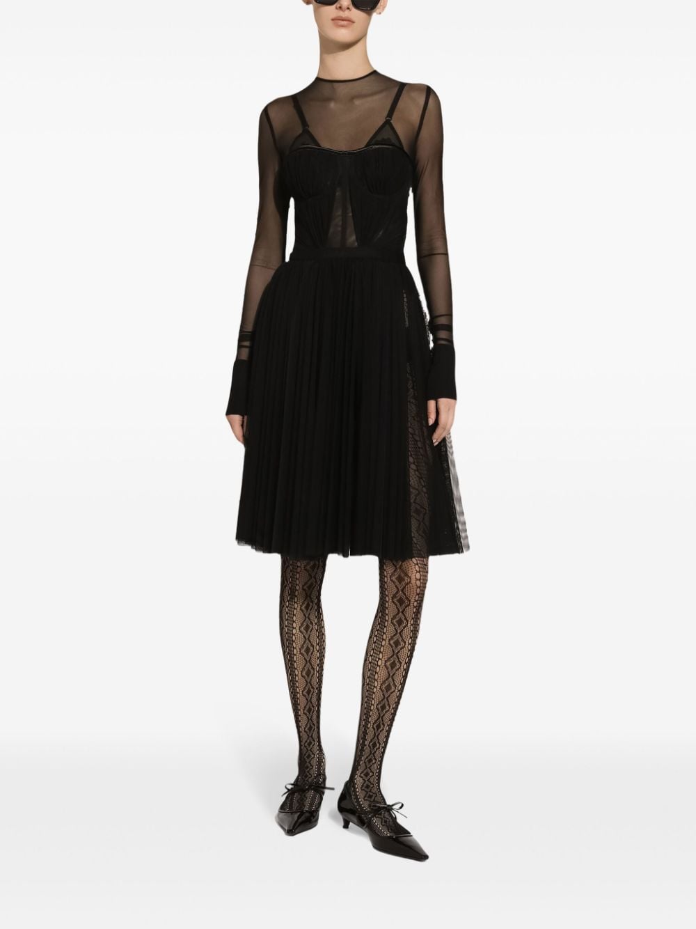 Shop Dolce & Gabbana Dress In Black