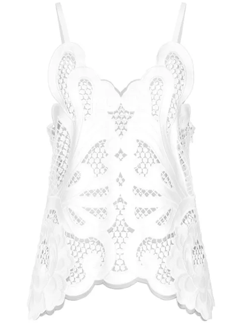 Dolce & Gabbana cut-out detailed cotton top