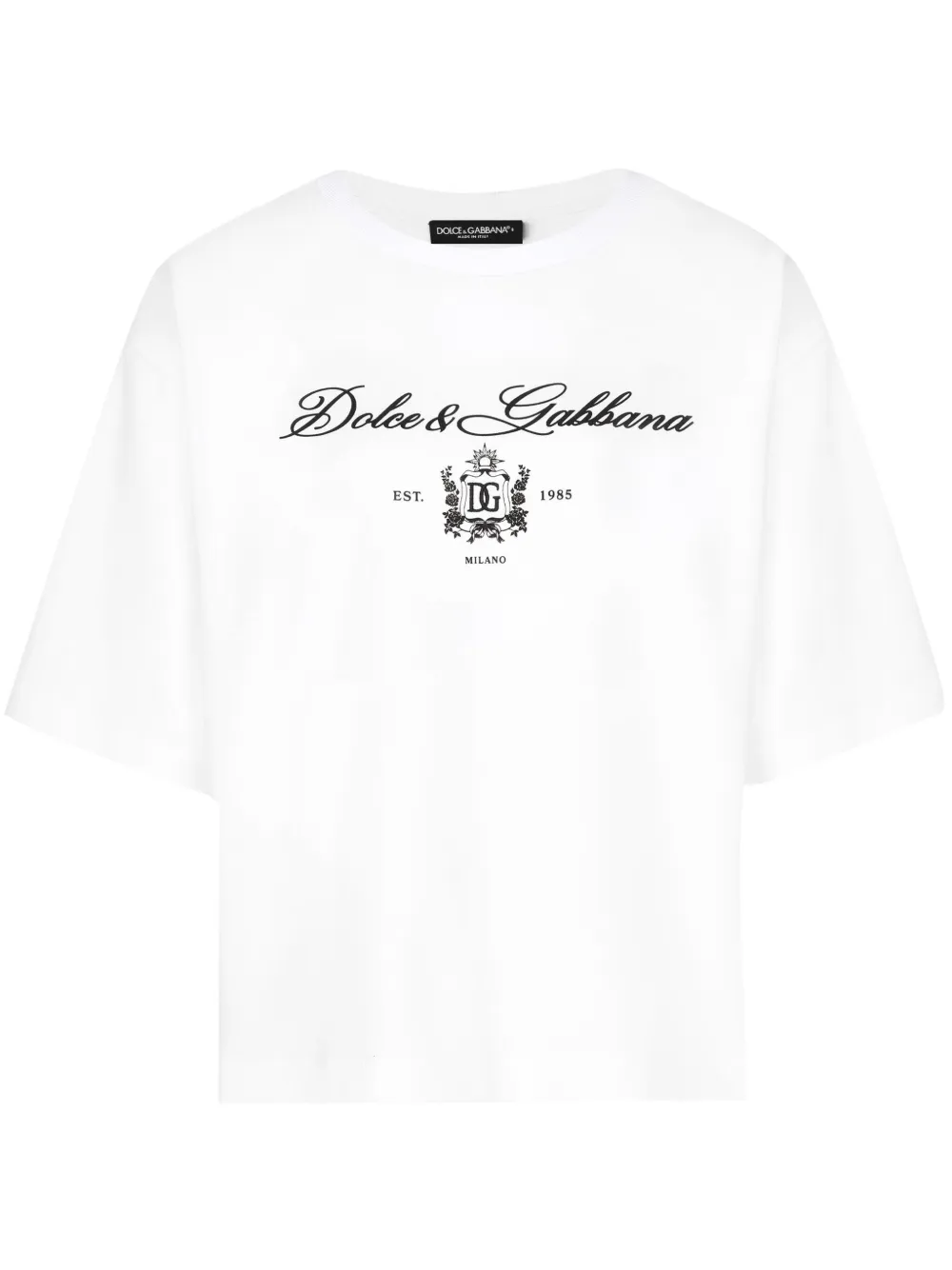 Dolce & Gabbana playera con logo estampado | blanco | Image 1
