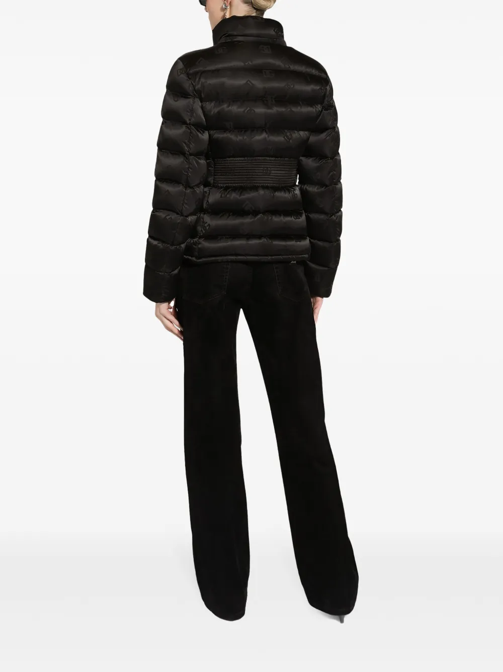 Dolce & Gabbana Piumino con monogramma jacquard | Abbigliamento | Image 4