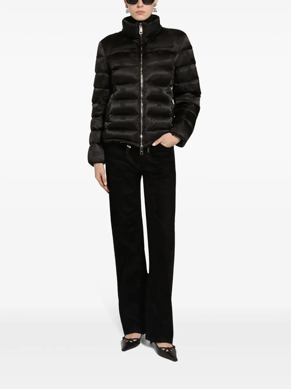 Dolce & Gabbana Piumino con monogramma jacquard | Piumini | Image 2