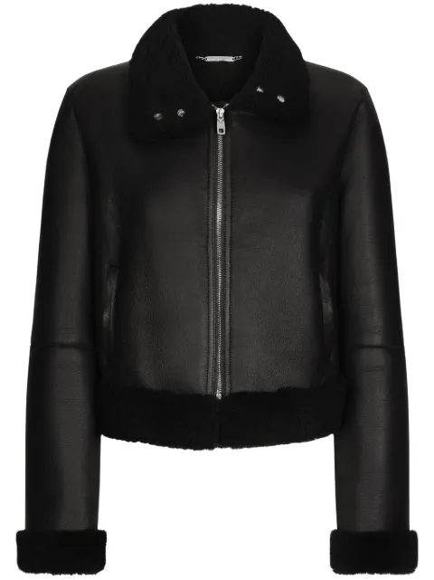 Dolce & Gabbana lambskin biker jacket