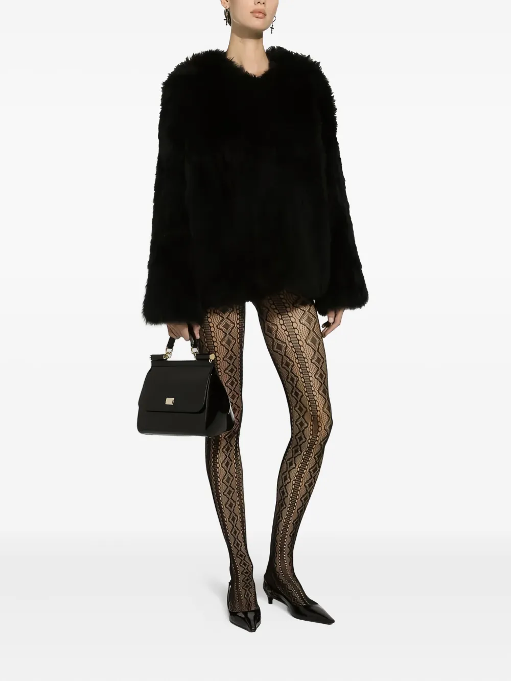 Dolce & Gabbana sheep-shearling coat | Oversized Coats | Image 2