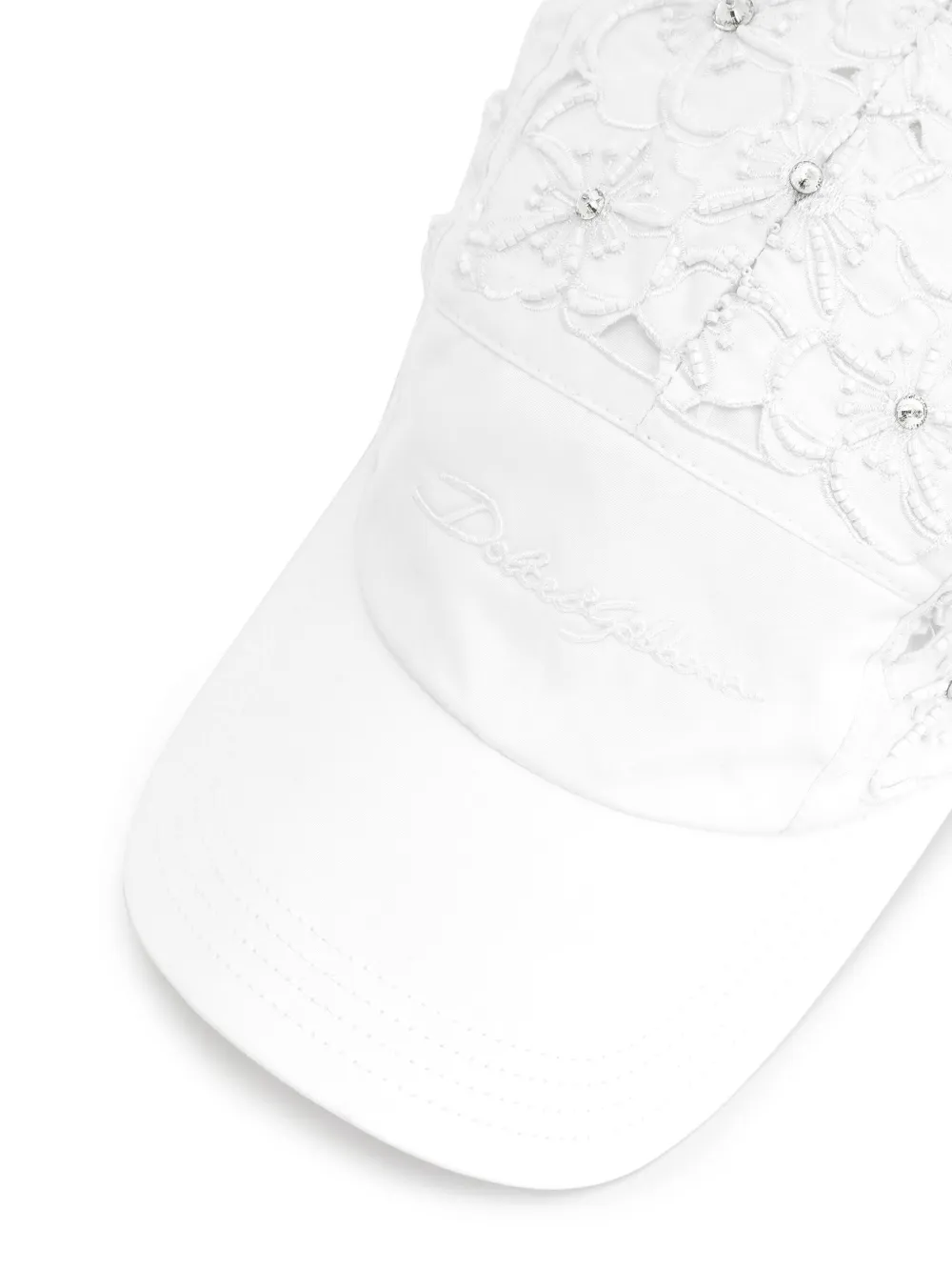 dolce&gabbana Dolce & Gabbana Broderie anglaise top - Wit