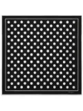 Dolce & Gabbana polka-dot cotton scarf - Black