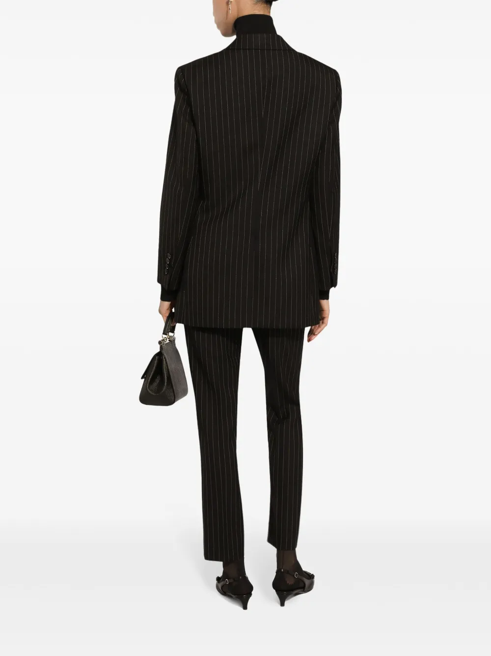 Dolce & Gabbana Pantalon met krijtstreep Zwart