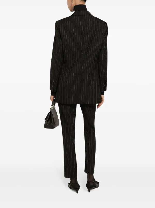 Dolce & Gabbana ストライプ テーラードパンツ | ブラック | FARFETCH JP