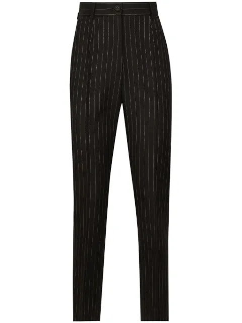 Dolce & Gabbana tailored pinstripe wool trousers
