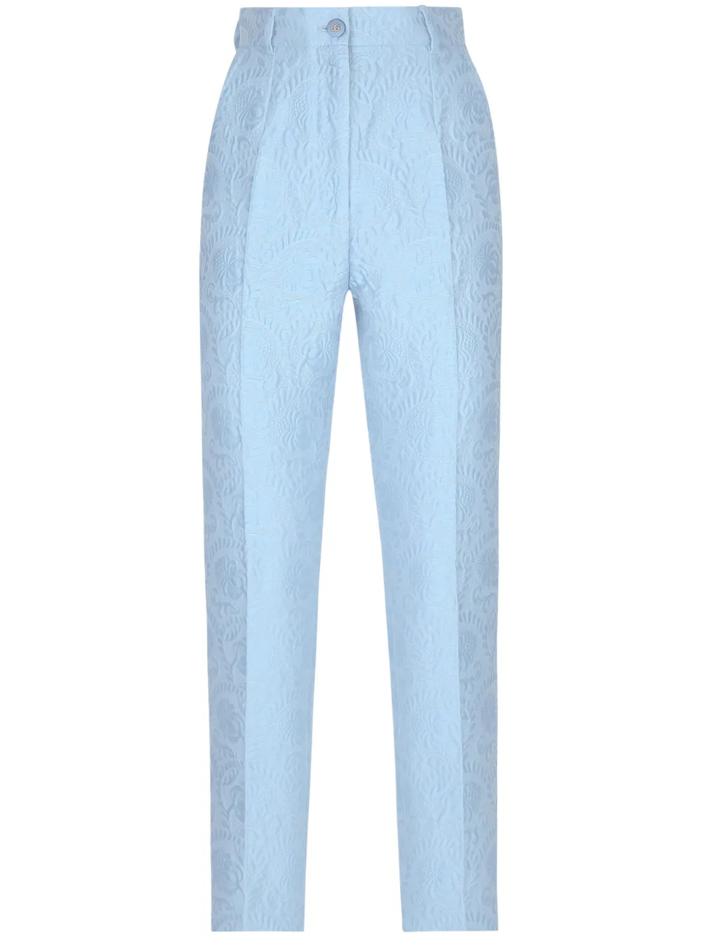 Versace jacquard tailored trousers Men